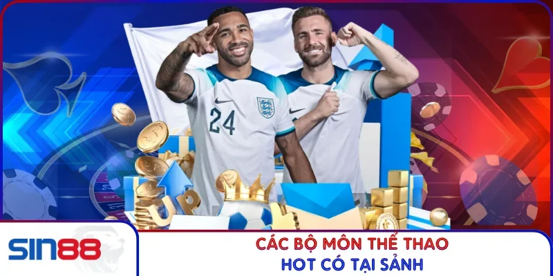 Các bộ môn thể thao hot có tại sảnh